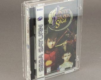 Sega Saturn Long Box Game Box - Köffin Protective Display Case (K014)
