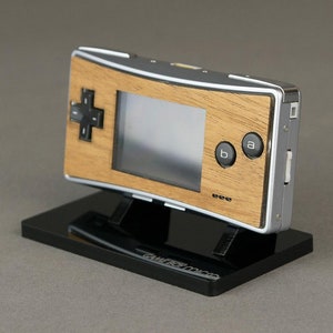 Real Wood Faceplate for Game Boy Micro