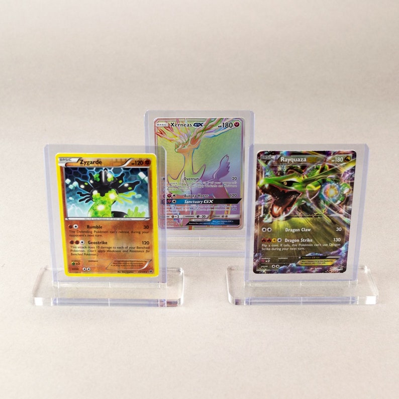Trading Card Display Stand 10-pack for Pokémon, Yu-Gi-Oh, MtG, Sports, etc. image 4