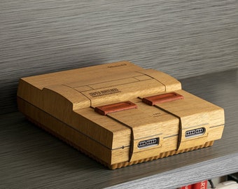 Real Wood Skin for SNES - Mahogany, Walnut, and Padauk - Super Nintendo Entertainment System