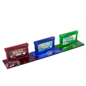 「ポケモン」ゲームボーイカートリッジ用ディスプレイ: 第 3 世代 (ルビー、サファイア、エメラルド)