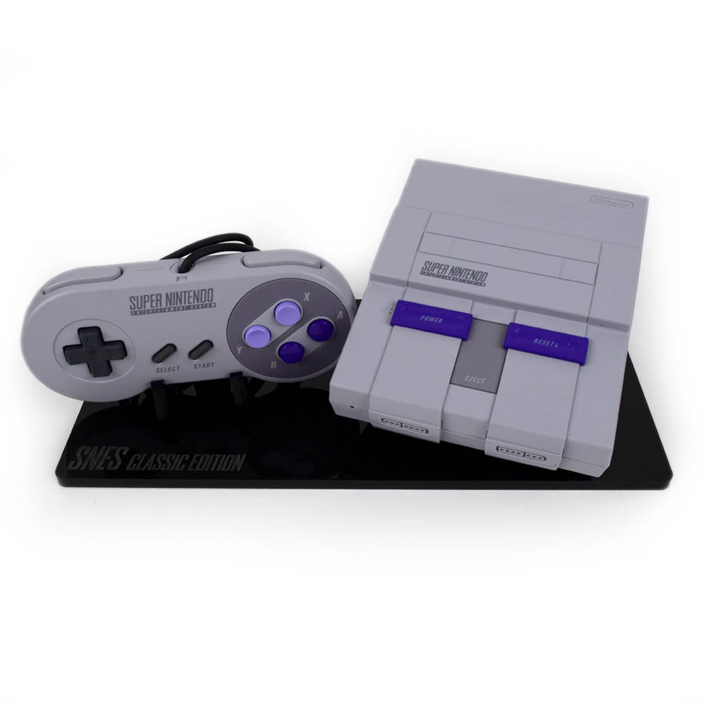 SNES Super Nintendo Ent System Classic Edition Mini Console 2 Contr WORKS  GREAT