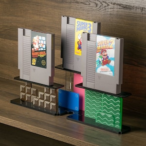 『スーパーマリオブラザーズ』1、2、3 NESカートリッジ用ディスプレイ