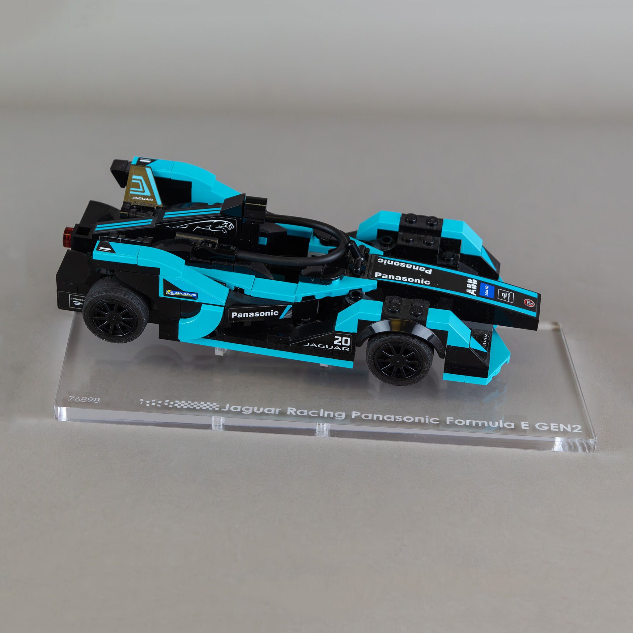 Formula E 76898 Lego Instructions Display For Jaguar Racing