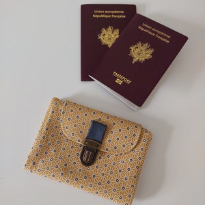 Pochette de voyage, pochette pour 2 passeports