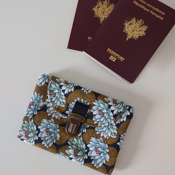 Pochette de voyage, pochette pour 2 passeports