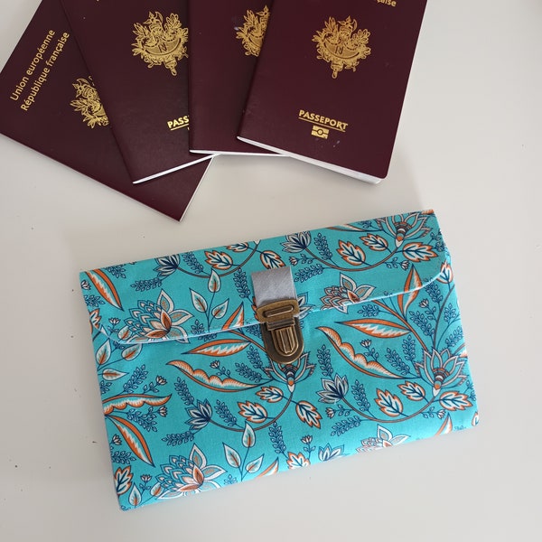 Pochette de voyage, pochette pour 4 passeports