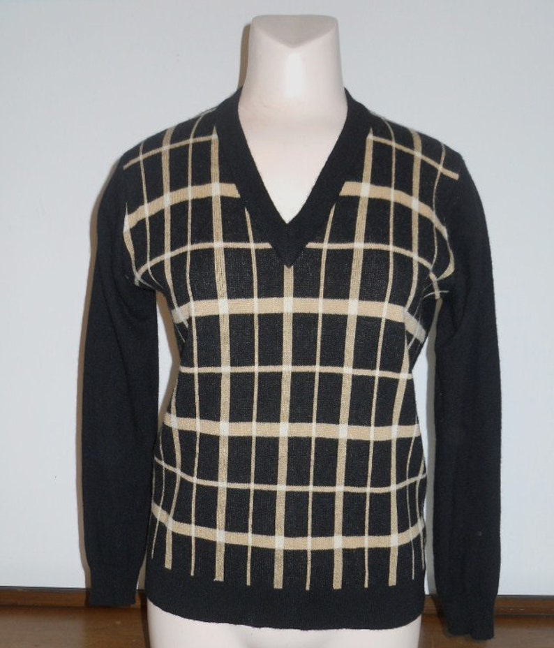 Vintage BALLANTYNE of Peebles Cashmere Sweater 1960's | Etsy
