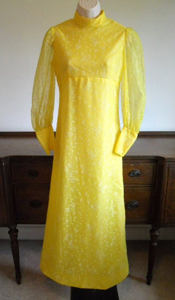 lemon yellow dress for wedding