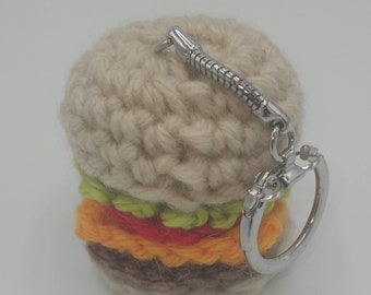 BUBBLES UP !!! Jimmy Buffet Cheeseburger in Paradise keychain/zipper pull