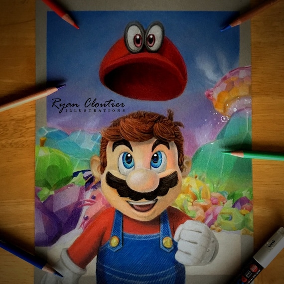 Super Mario Odyssey Art Print - Etsy