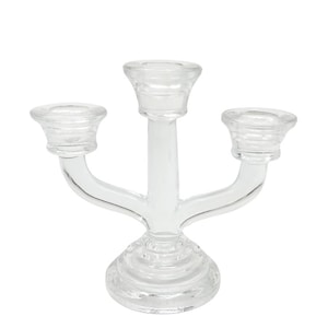 Vintage Art Glass Candle Holder
