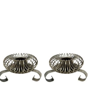 Vintage Spring Coil Candle Holders