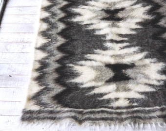 Wool rug. Flokati Rug. Swedish rug. Moroccan rug. Nursery rug. Hand hooked rug. Nursery decor. Rag rug. Scandinavian rug. Shaggy rug. Shag