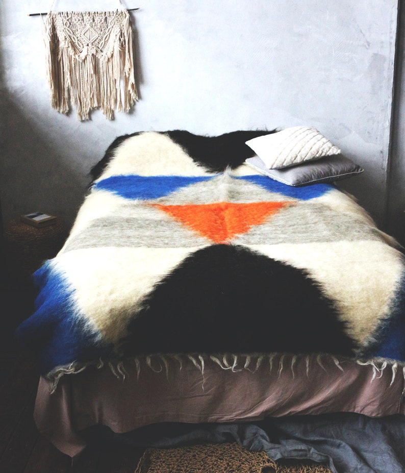 Wool blanket Weighted blanket Bedspread Weighted blanket adult Etsy