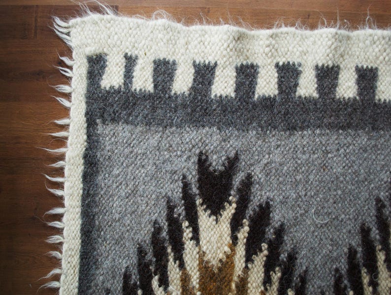 Alfombra de lana/Alfombra infantil/Decoración infantil/Decoración del hogar/Alfombra escandinava/Alfombra sueca/Alfombras tejidas a mano/Alfombra tejida a mano/Regalo para mamá/Moqueta/Tapete/Alfombra de área imagen 7