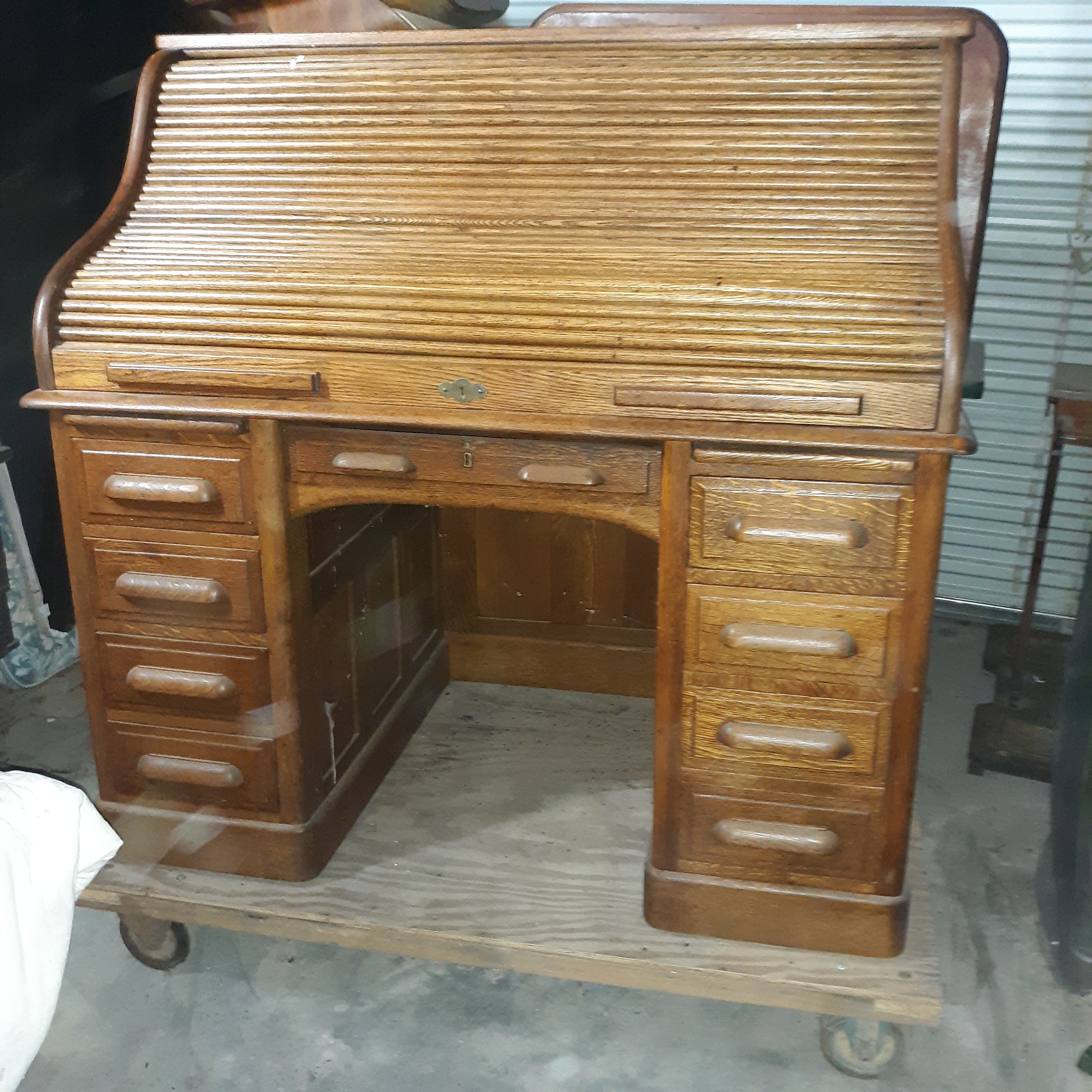 Used Roll Top Computer Desk For Sale at David Patterson blog