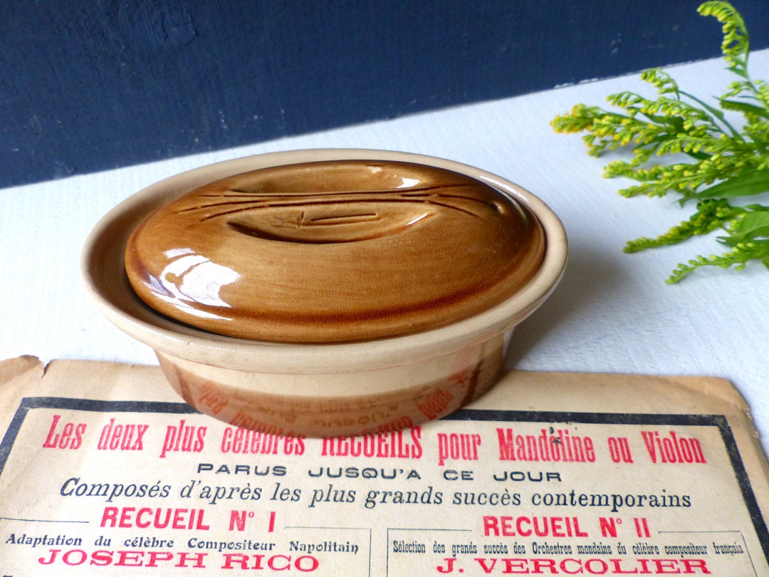 TERRINE Old Vintage French TERRACOTTA Terracotta Country Chic Decor