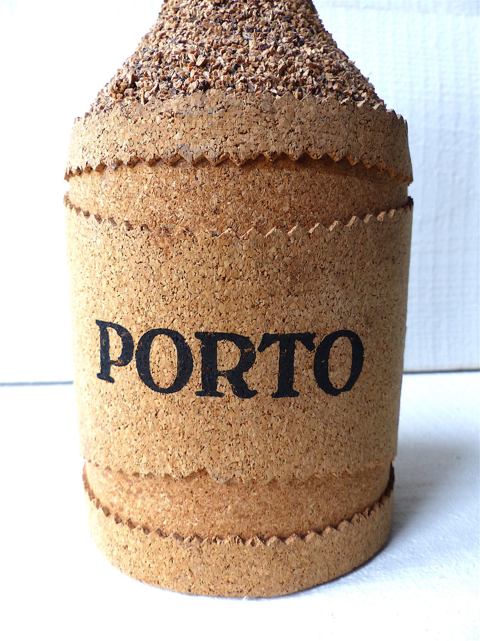 Porto Cork Bottle Old Vintage Portuguese Cork Bottle of Porto Rustic