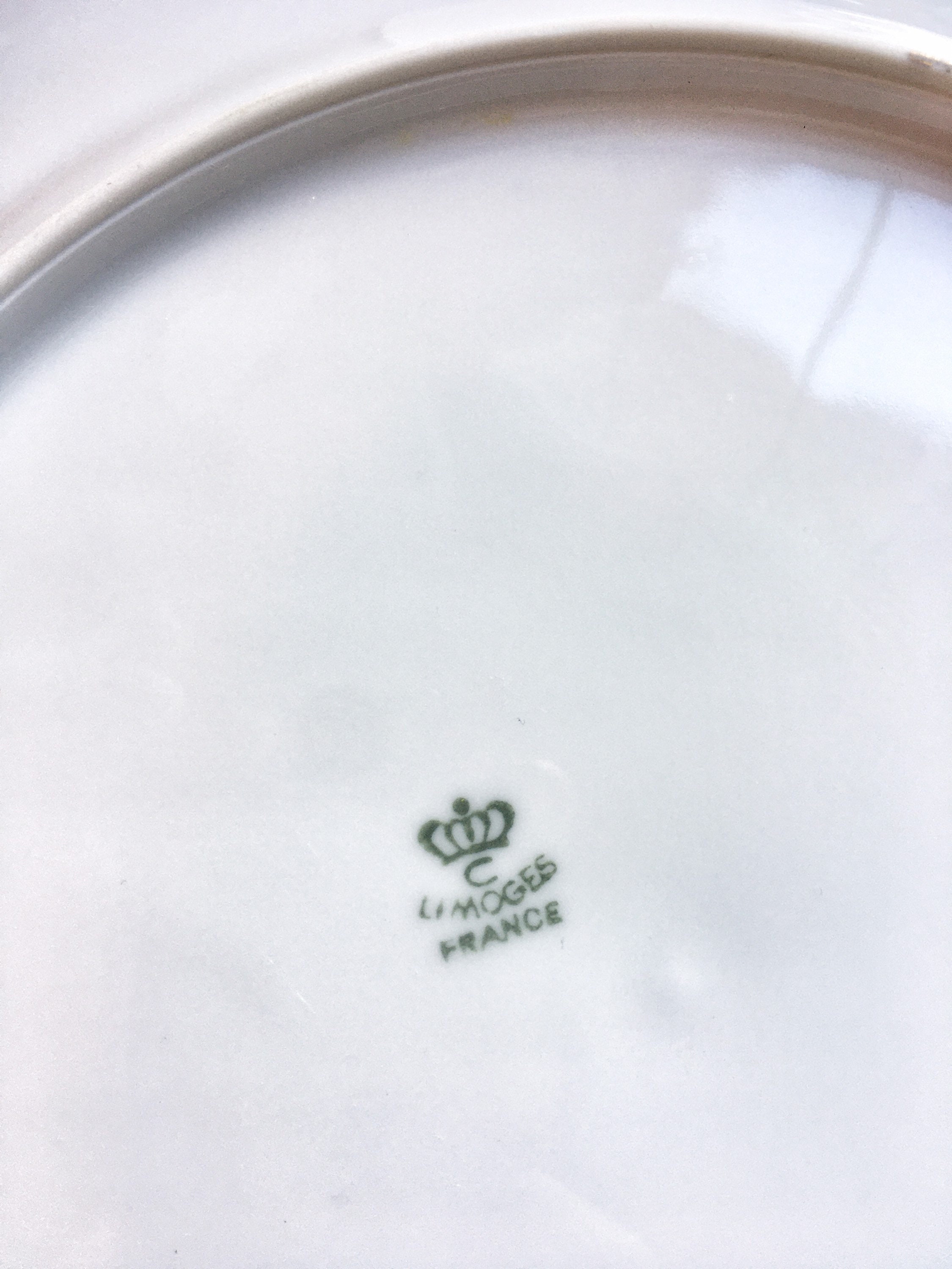 ASSIETTE EN PORCELAINE de Limoges N 88 Motif Fleur EUR 10,00 - FR