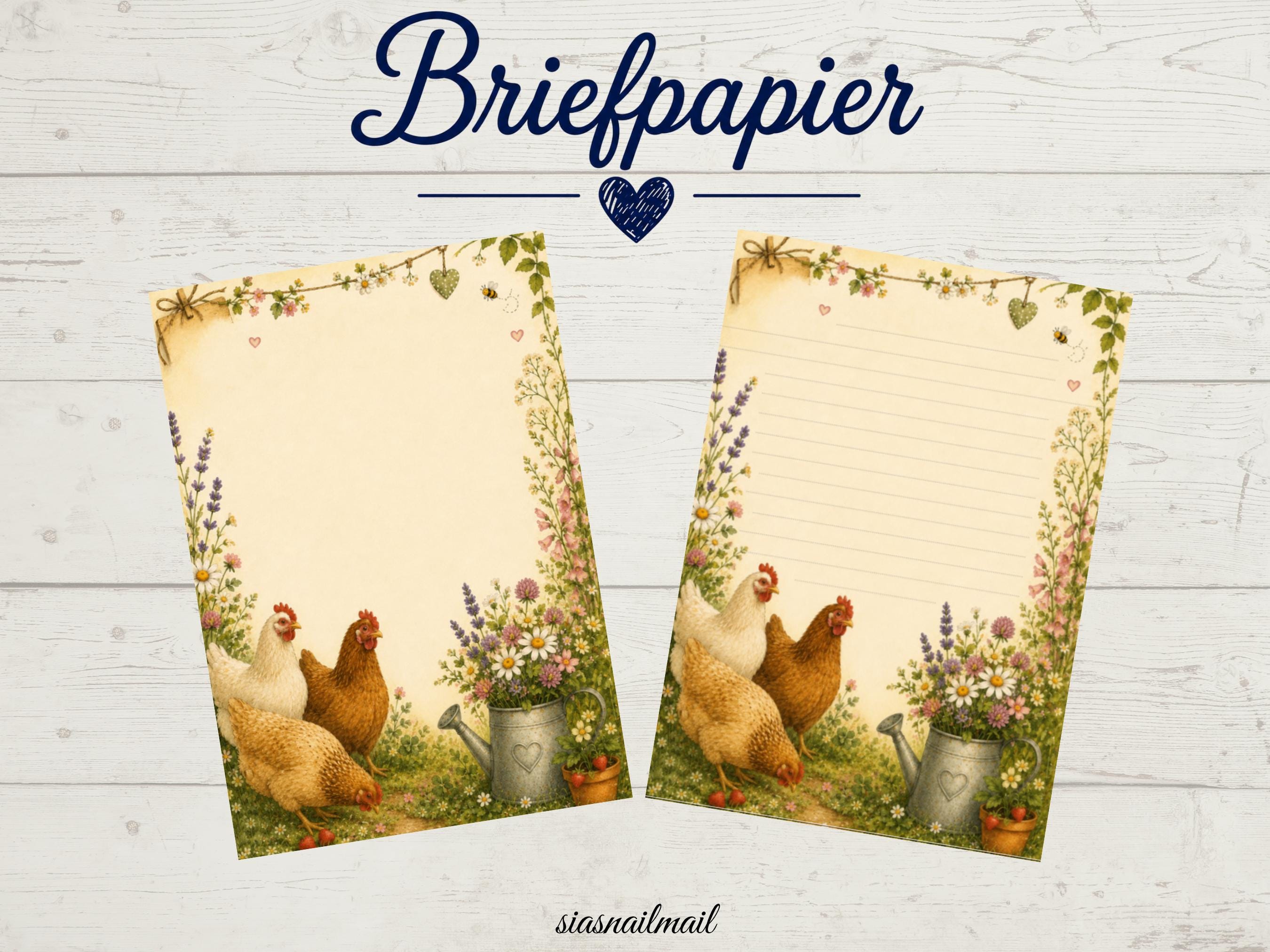 2 Motiv Schreibblöcke Briefpapier liniert für Mädchen Kinder Schule Schmetterlinge Blumen (1