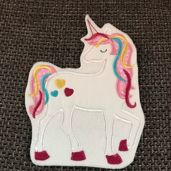 Applique / Patch / Unicorn Rainbow B1