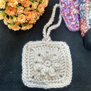 Handmade Crochet Earbud Pouch | Earphone Case | Gift for Her