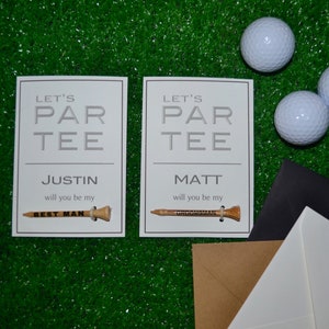 Proposta di matrimonio per lo sposo a golf, proposta di matrimonio con tee da golf, regalo di matrimonio per lo sposo a golf, regalo di matrimonio per il testimone di nozze, proposta di matrimonio per il testimone di nozze, proposta di matrimonio per lo sposo a golf