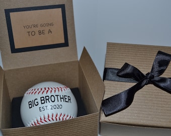 Big Brother Announcement, Baseball Pregnancy Announcement, Big Brother Announcement, Brother Announcement gift, going to be a Big Brother