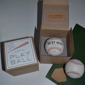 Groomsmen Baseball Proposal, Groomsmen Proposal, Best Man Baseball Proposal, Baseball Groomsmen Gift