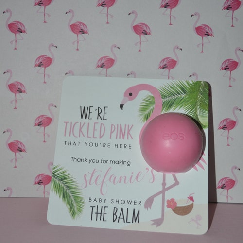 Flamingo Baby Shower Flamingo EOS Favor Flamingo Baby Etsy