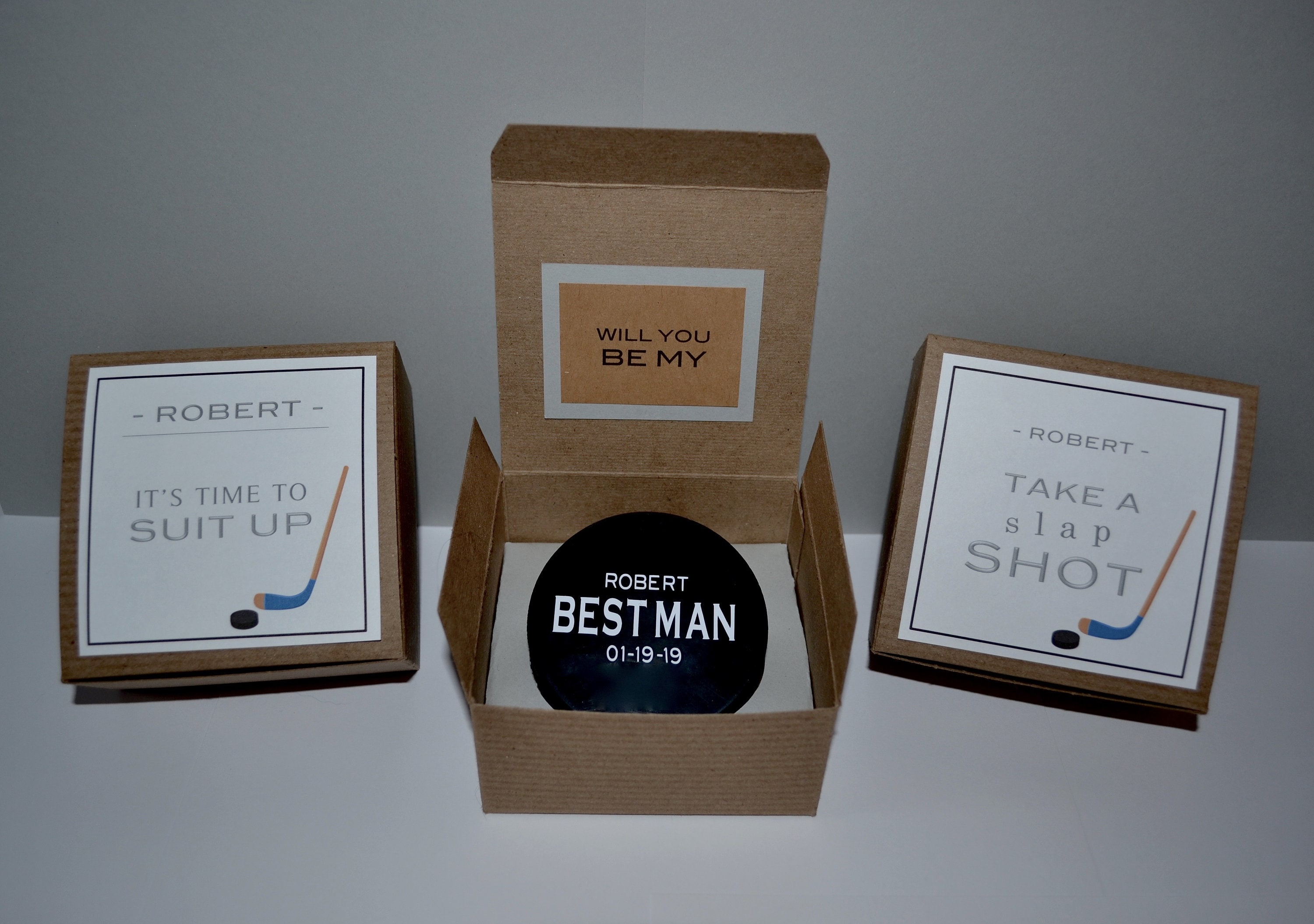 Hockey Groomsmen Proposal, Hockey Best Man Proposal, Hockey Groomsmen Gift