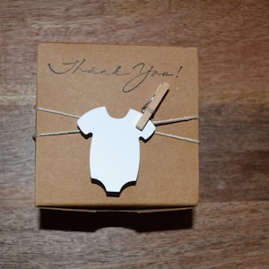 Baby Shower Gift Box, Onesie Gift Box, Baby Shower Treat Box