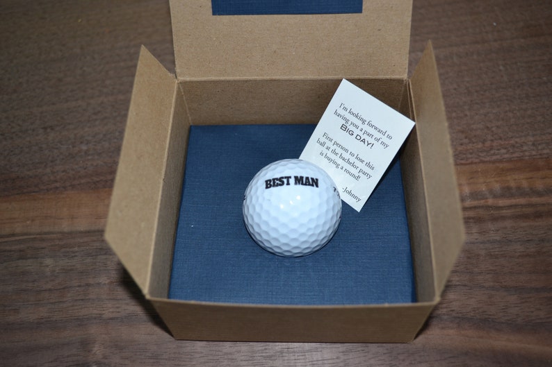 Groomsmen Proposal, Golf Ball Proposal, Groomsmen Golf Gift, Best Man Golf Gift, Best Man proposal, Groomsmen Golf Proposal image 7