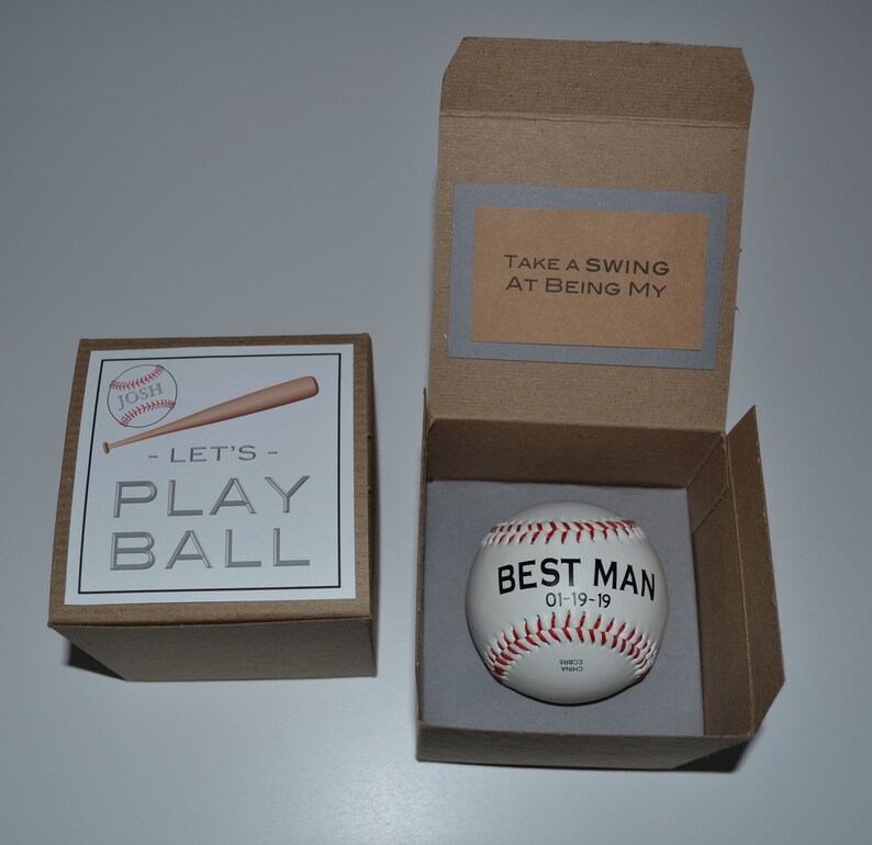 Groomsmen Baseball Proposal Groomsmen Proposal Best Man Etsy