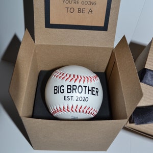 Big Brother Announcement, Baseball Pregnancy Announcement, Big Brother Announcement, Brother Announcement gift, going to be a Big Brother image 4