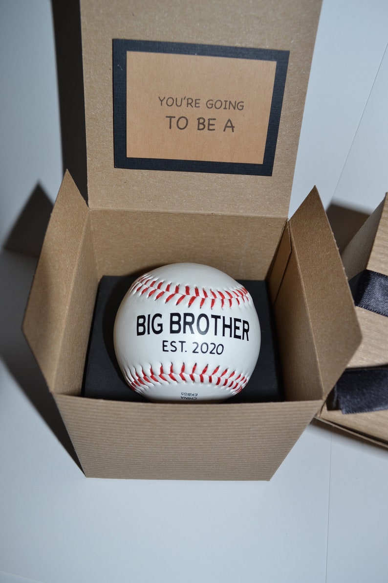 Big Brother Announcement, Baseball Pregnancy Announcement, Big Brother Announcement, Brother Announcement gift, going to be a Big Brother image 4