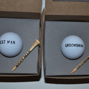 Groomsmen Proposal, Golf Ball Proposal, Groomsmen Golf Gift, Best Man Golf Gift, Best Man proposal, Groomsmen Golf Proposal image 3