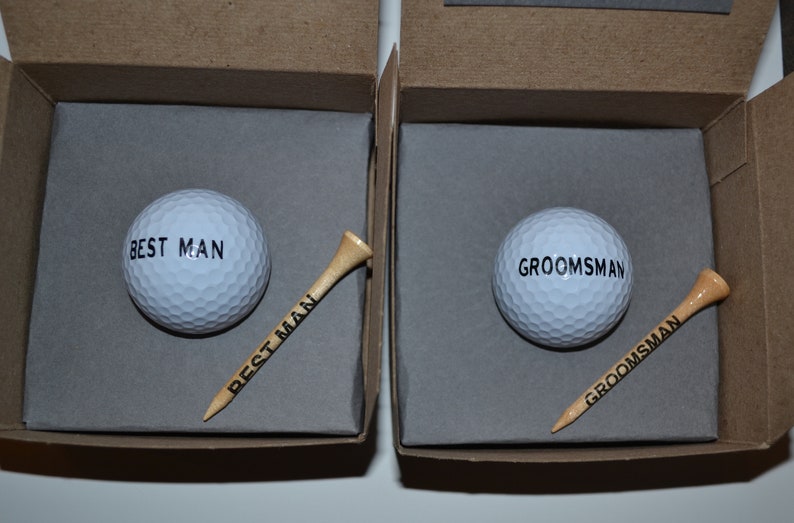 Groomsmen Proposal, Golf Ball Proposal, Groomsmen Golf Gift, Best Man Golf Gift, Best Man proposal, Groomsmen Golf Proposal image 3