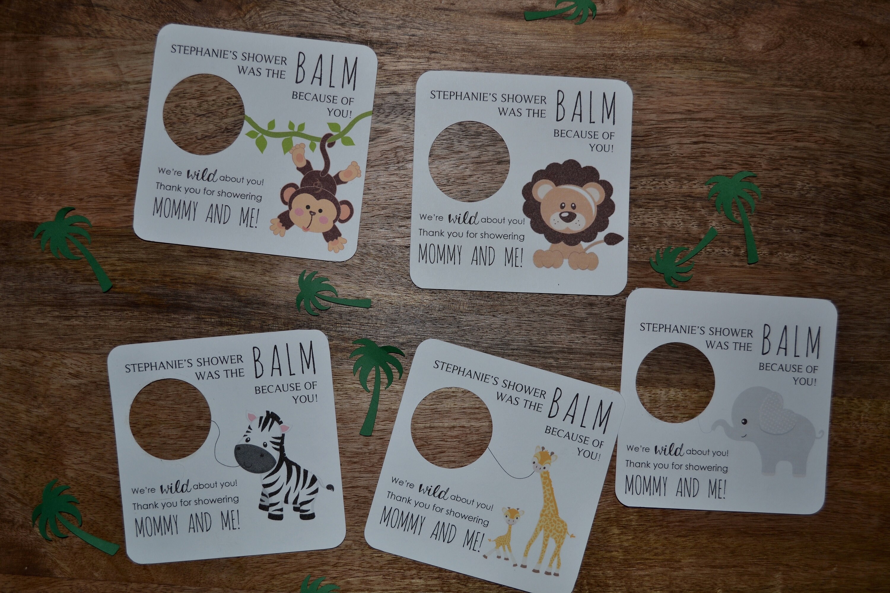 Lion EOS Favor Holders Baby Shower Favor Holder Safari EOS Etsy