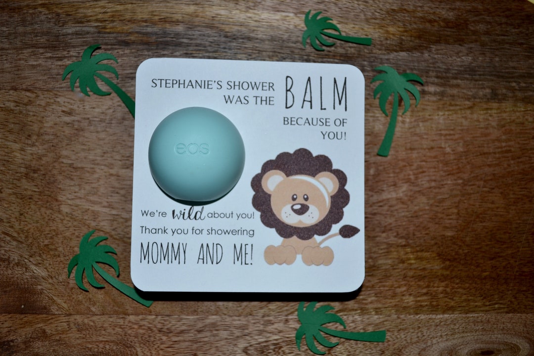 Lion EOS Favor Holders, Baby Shower Favor Holder, Safari EOS Favor