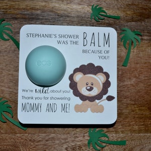 Portagoniere Lion EOS, Porta bomboniera per baby shower, Bomboniera Safari EOS, Safari Baby Shower