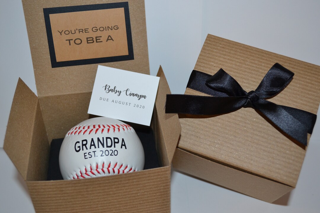 Pregnancy Announcement, Baseball Pregnancy Announcement, Grandfather