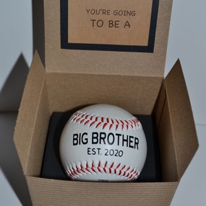 Big Brother Announcement, Baseball Pregnancy Announcement, Big Brother Announcement, Brother Announcement gift, going to be a Big Brother image 6