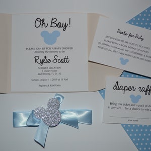 Disney Baby Shower Invitations image 4