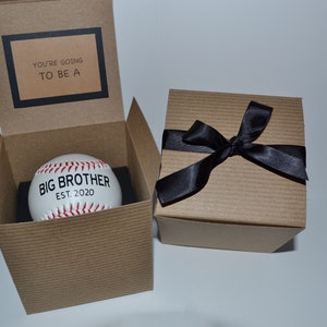 Big Brother Announcement, Baseball Pregnancy Announcement, Big Brother Announcement, Brother Announcement gift, going to be a Big Brother image 2