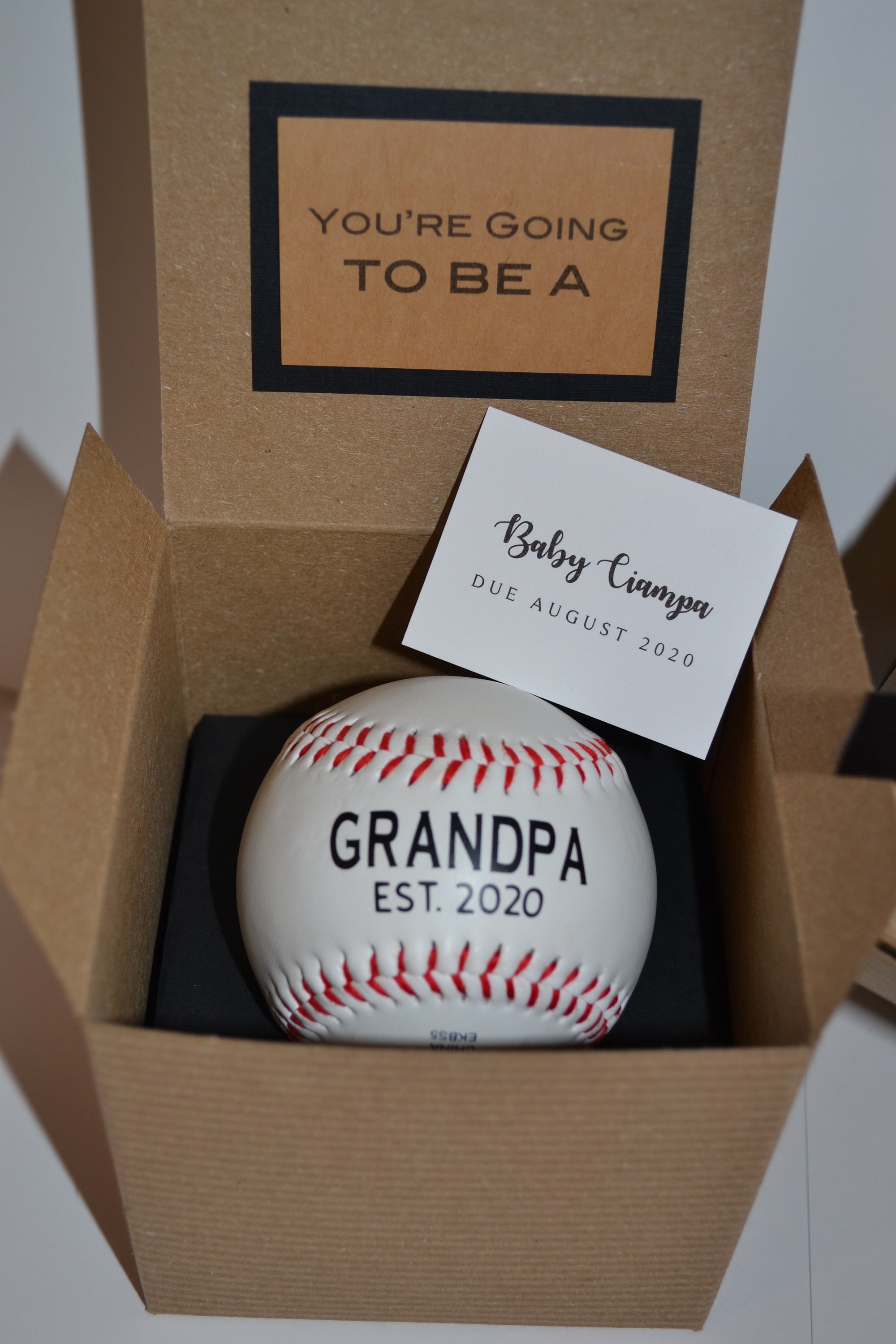 Pregnancy Announcement Baseball Pregnancy Announcement Etsy
