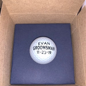 Groomsmen Proposal, Golf Ball Proposal, Groomsmen Golf Gift, Best Man Golf Gift, Best Man proposal, Groomsmen Golf Proposal image 5