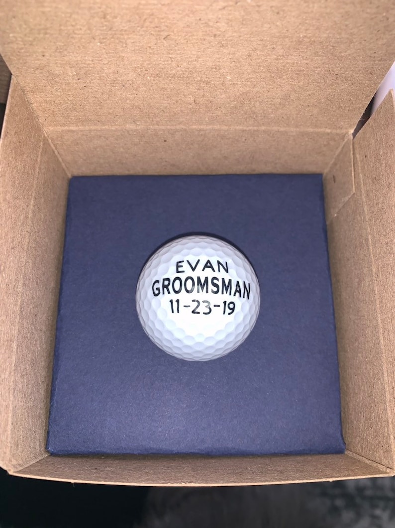 Groomsmen Proposal Golf Ball Proposal Groomsmen Golf Gift