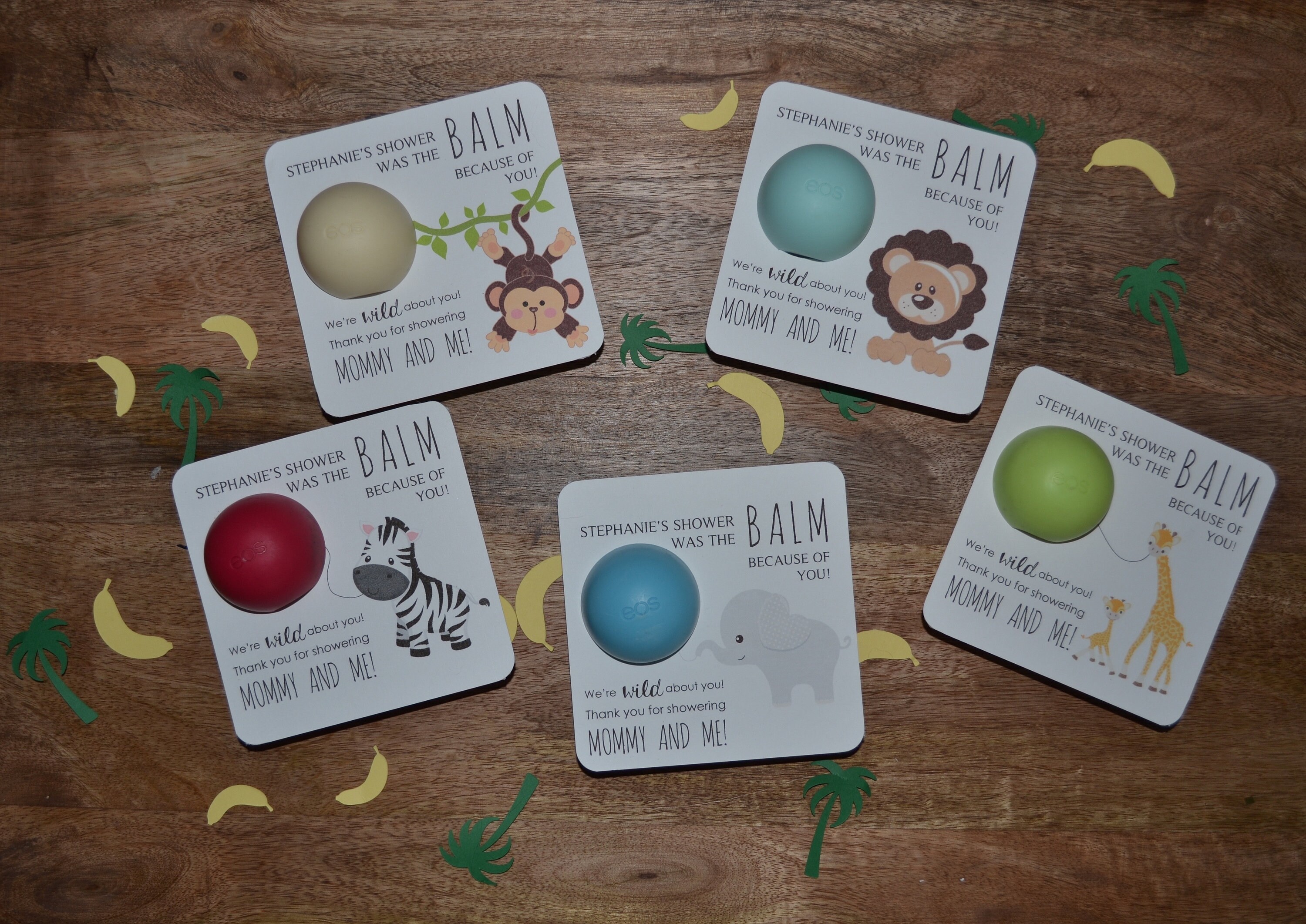 Lion EOS Favor Holders Baby Shower Favor Holder Safari EOS Etsy